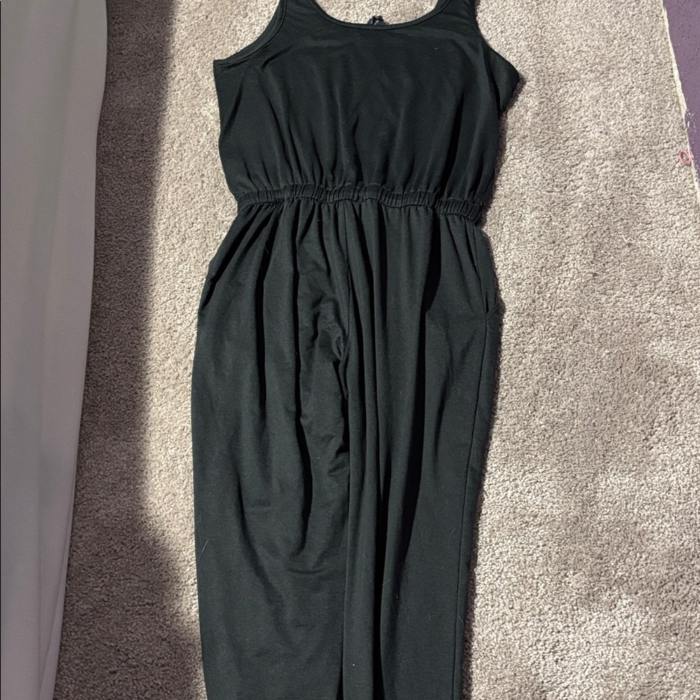 We Wander Dark Grey Jumpsuit - Picture 5 of 7